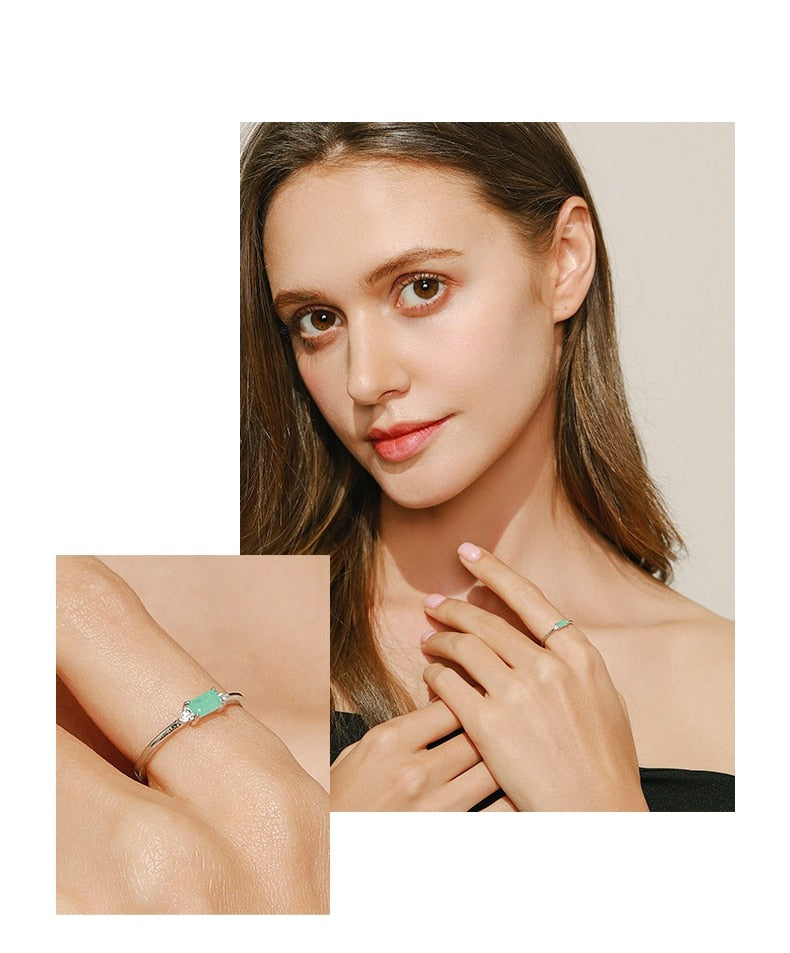 Sterling Silver Blue Tourmaline Rings
