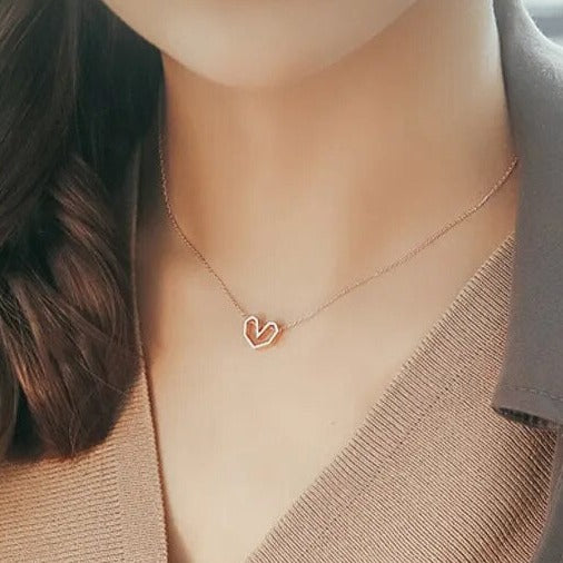 Sterling Silver Heart Pendant Necklace