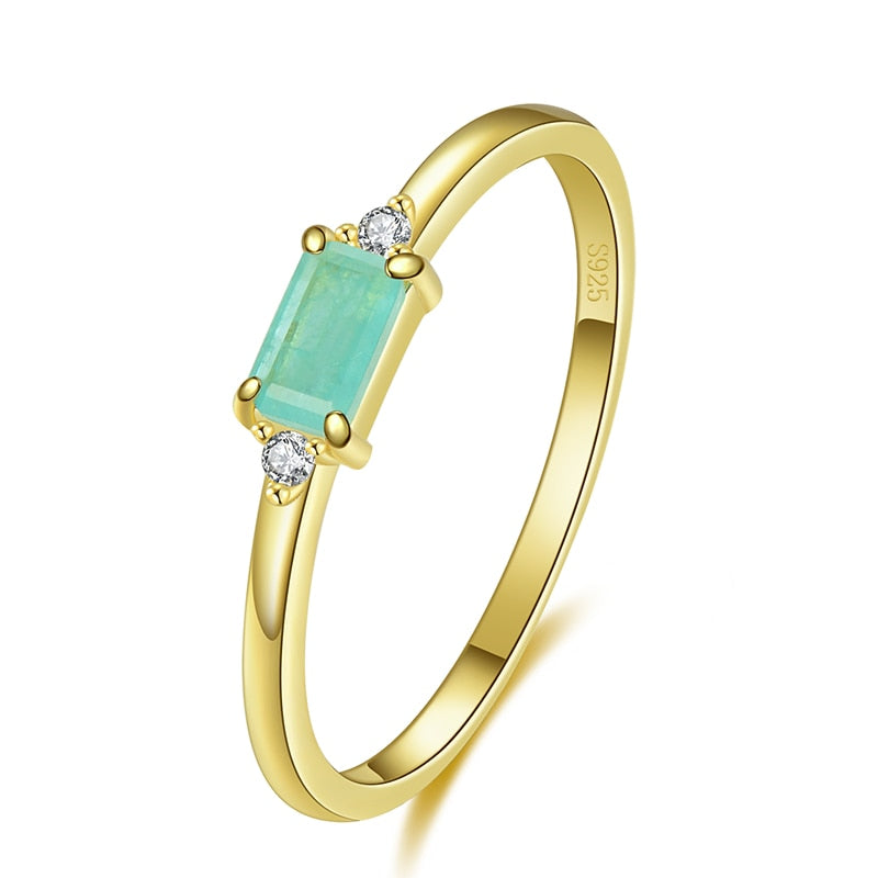 Sterling Silver Blue Tourmaline Rings