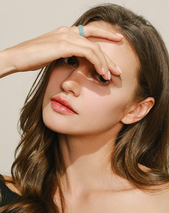 Sterling Silver Luxury Turquoise Stone Ring
