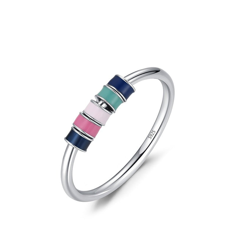 Sterling Silver Beaded Ring