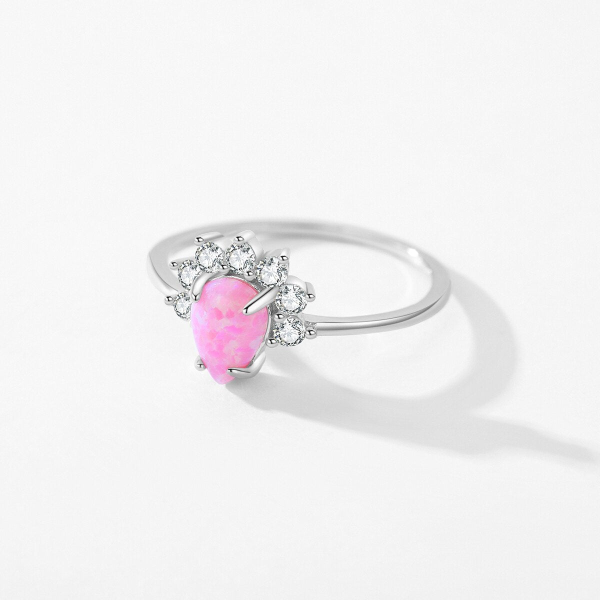 Sterling Silver Exquisite Opal Ring