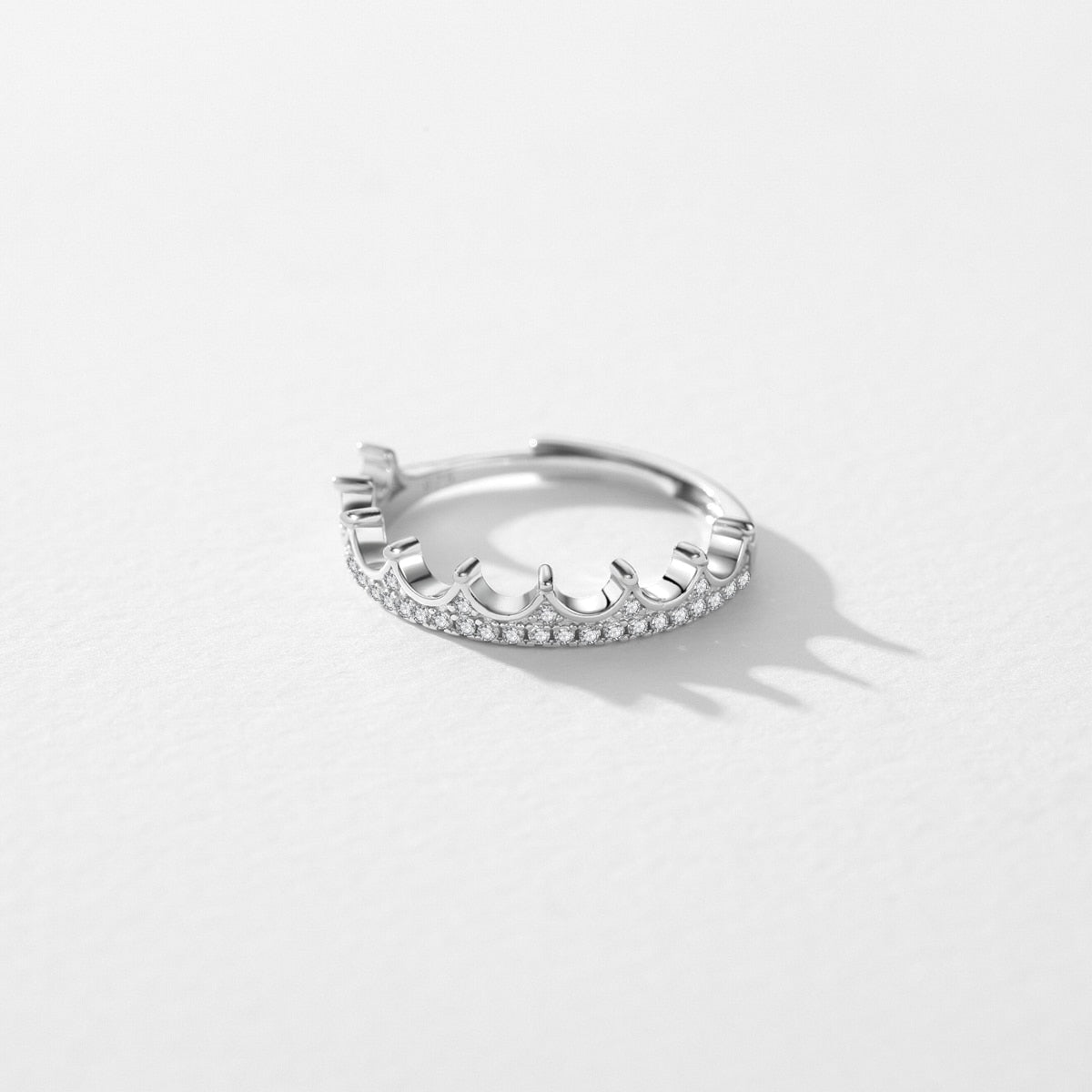 Sterling Silver Royal Tiara Ring