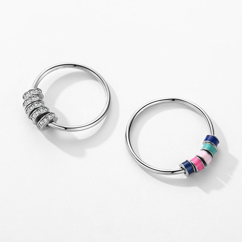 Sterling Silver Beaded Ring