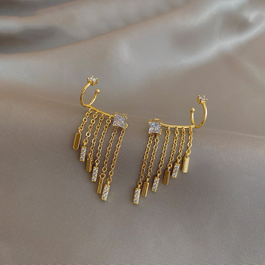 Gold Charm Earring