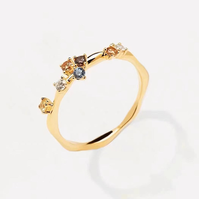 Sterling Silver Fine Crystal Rings
