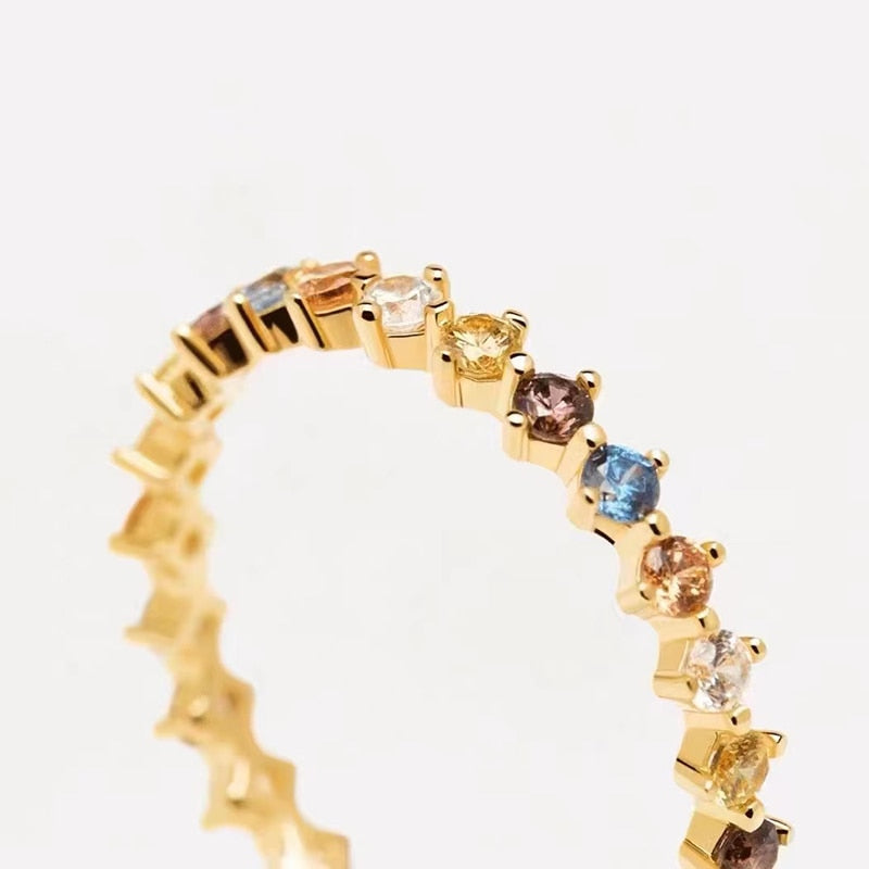 Sterling Silver Fine Crystal Rings