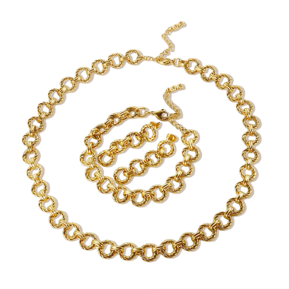 Rope Chain Jewelry Set
