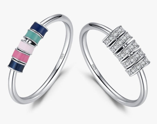 Sterling Silver Beaded Ring